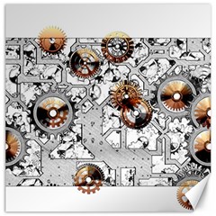 Gears Movement Machine Canvas 20  X 20  by Semog4