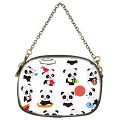 Giant Panda Bear Cuteness Chain Purse (two Sides) by Salman4z