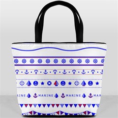 Marine Nautical Clip Art Bucket Bag by Salman4z