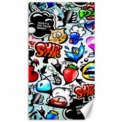 Graffiti Art Cartoon Comic Canvas 40  X 72  by Salman4z