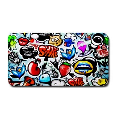 Graffiti Art Cartoon Comic Medium Bar Mat by Salman4z