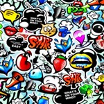 Graffiti Art Cartoon Comic Play Mat (Square) Front