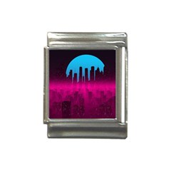 Futuristic Cityscape Italian Charm (13mm) by Salman4z