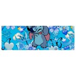 Blue Stitch Aesthetic Banner and Sign 12  x 4  Front