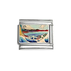 Wave Japanese Mount Fuji Woodblock Print Ocean Italian Charm (9mm) by Salman4z