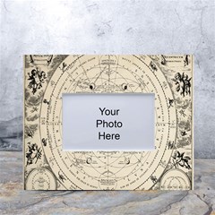 Astronomy Vintage White Tabletop Photo Frame 4 x6  by ConteMonfrey