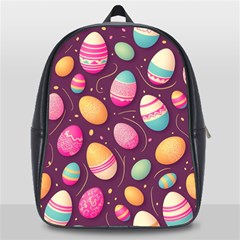 Easter Eggs Egg School Bag (large) by Ravend