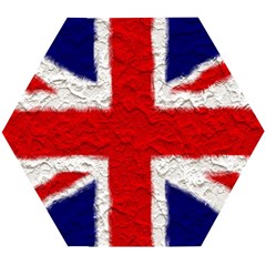 Union Jack Flag National Country Wooden Puzzle Hexagon by Celenk