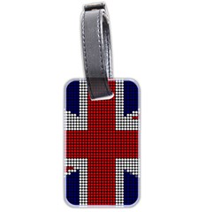 Union Jack Flag British Flag Luggage Tag (two Sides) by Celenk