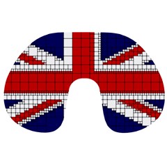 Union Jack Flag Uk Patriotic Travel Neck Pillow by Celenk