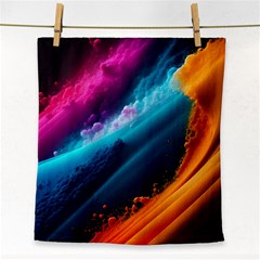 Abstract Art Artwork Face Towel by Uceng