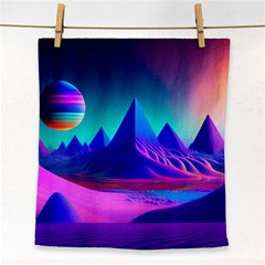 Fantasy Universe Art Wallpaper Artwork Face Towel by Uceng