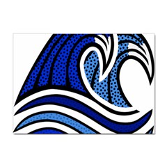 Print Water Waves Sticker A4 (10 Pack) by Wegoenart