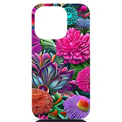 Flowers Nature Spring Blossom Flora Petals Art Iphone 14 Pro Black Uv Print Case by Ravend