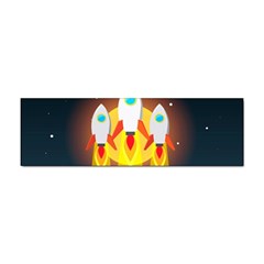 Rocket Take Off Missiles Cosmos Sticker (bumper) by Salman4z