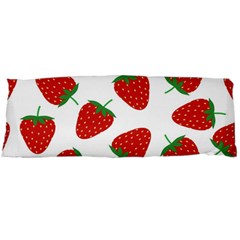 Seamless Pattern Fresh Strawberry Body Pillow Case (dakimakura) by Salman4z