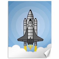 Rocket Shuttle Spaceship Science Canvas 36  X 48  by Salman4z