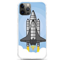 Rocket Shuttle Spaceship Science Iphone 12 Pro Max Tpu Uv Print Case by Salman4z