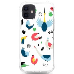 Vector Set Isolates With Cute Birds Scandinavian Style Iphone 12/12 Pro Tpu Uv Print Case by Salman4z