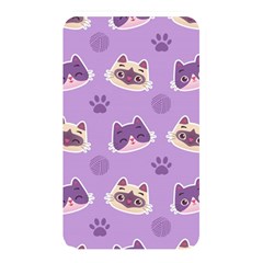 Cute Colorful Cat Kitten With Paw Yarn Ball Seamless Pattern Memory Card Reader (rectangular) by Salman4z