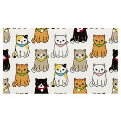 Cat Kitten Seamless Pattern Banner And Sign 7  X 4  by Salman4z