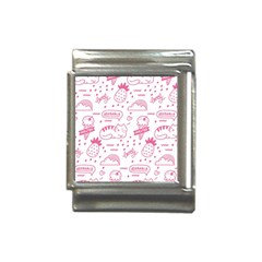 Cute-girly-seamless-pattern Italian Charm (13mm) by Salman4z