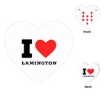 I love lamington Playing Cards Single Design (Heart) Front