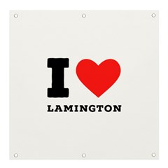 I Love Lamington Banner And Sign 4  X 4  by ilovewhateva