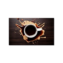 Coffee Cafe Espresso Drink Beverage Sticker Rectangular (100 Pack) by Ravend