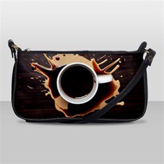 Coffee Cafe Espresso Drink Beverage Shoulder Clutch Bag by Ravend