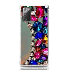 Colorful Diamonds Samsung Galaxy Note 20 Tpu Uv Case by Sparkle