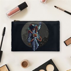 Illustration-drunk-astronaut Cosmetic Bag (medium) by Salman4z