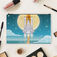 Space-exploration-illustration Cosmetic Bag (large) by Salman4z