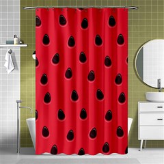 Seamless-watermelon-surface-texture Shower Curtain 48  X 72  (small)  by Salman4z