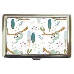 Pattern-sloth-woodland Cigarette Money Case by Salman4z