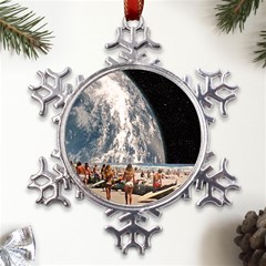 Astronomical Summer View Metal Large Snowflake Ornament by Jack14