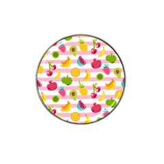 Tropical-fruits-berries-seamless-pattern Hat Clip Ball Marker (4 Pack) by Salman4z