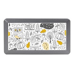 Doodle-seamless-pattern-with-autumn-elements Memory Card Reader (mini) by Salman4z