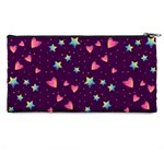 Colorful-stars-hearts-seamless-vector-pattern Pencil Case Back