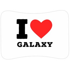 I Love Galaxy  Velour Seat Head Rest Cushion by ilovewhateva