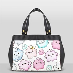 Cute-doodle-cartoon-seamless-pattern Oversize Office Handbag (2 Sides) by Salman4z