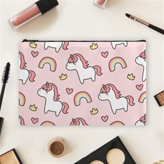 Cute-unicorn-rainbow-seamless-pattern-background Cosmetic Bag (large) by Salman4z