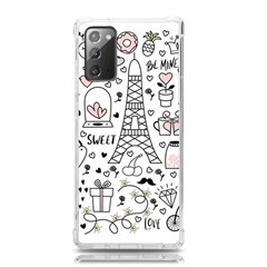 Big-collection-with-hand-drawn-objects-valentines-day Samsung Galaxy Note 20 Tpu Uv Case by Salman4z