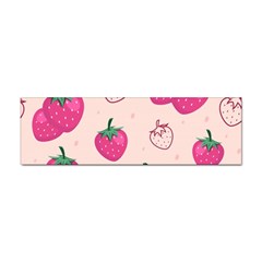 Seamless-strawberry-fruit-pattern-background Sticker Bumper (100 Pack) by Salman4z