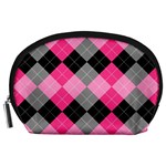 Seamless-argyle-pattern Accessory Pouch (Large) Front