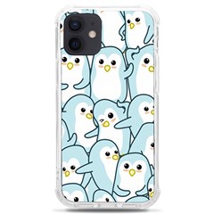 Penguins Pattern Iphone 12 Mini Tpu Uv Print Case	 by pakminggu