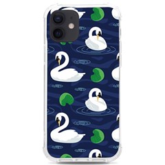 Swan Pattern Elegant Design Iphone 12/12 Pro Tpu Uv Print Case by pakminggu