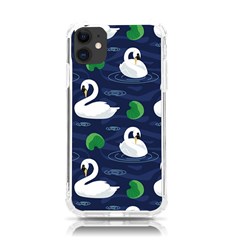 Swan Pattern Elegant Design Iphone 11 Tpu Uv Print Case by pakminggu