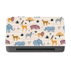 Wild Animals Seamless Pattern Memory Card Reader With Cf by pakminggu