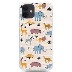 Wild Animals Seamless Pattern Iphone 12/12 Pro Tpu Uv Print Case by pakminggu